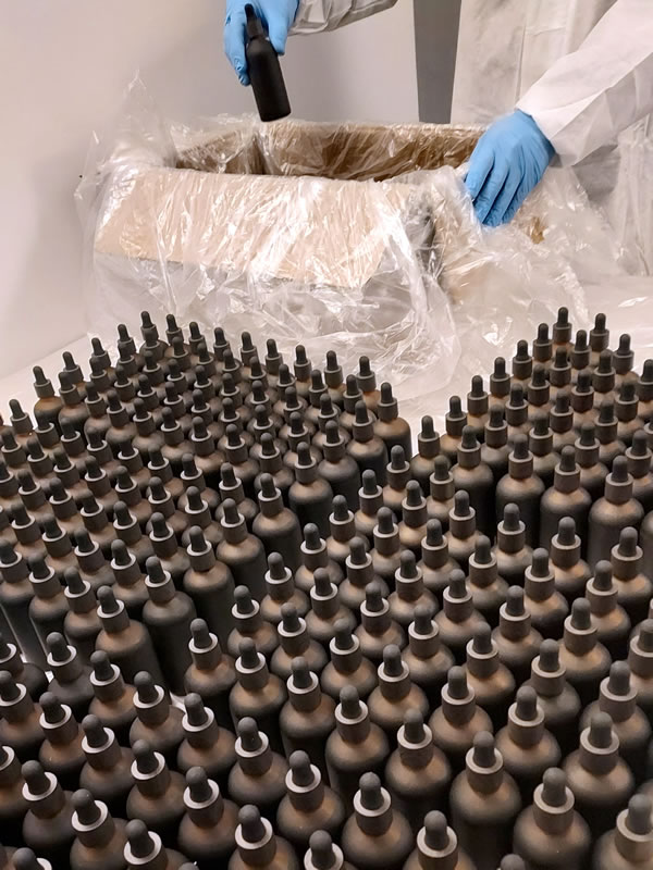 Production in French laboratory